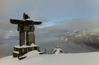 New snow in Whistler