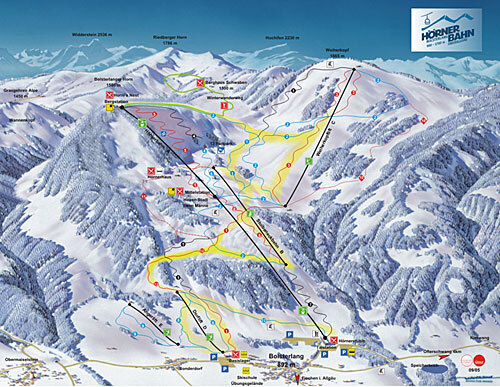 Bolsterlang Piste Map / Trail Map