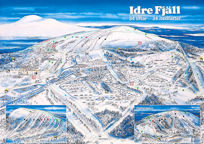 Idre Fjäll Ski Resort Guide, Location Map & Idre Fjäll ski holiday