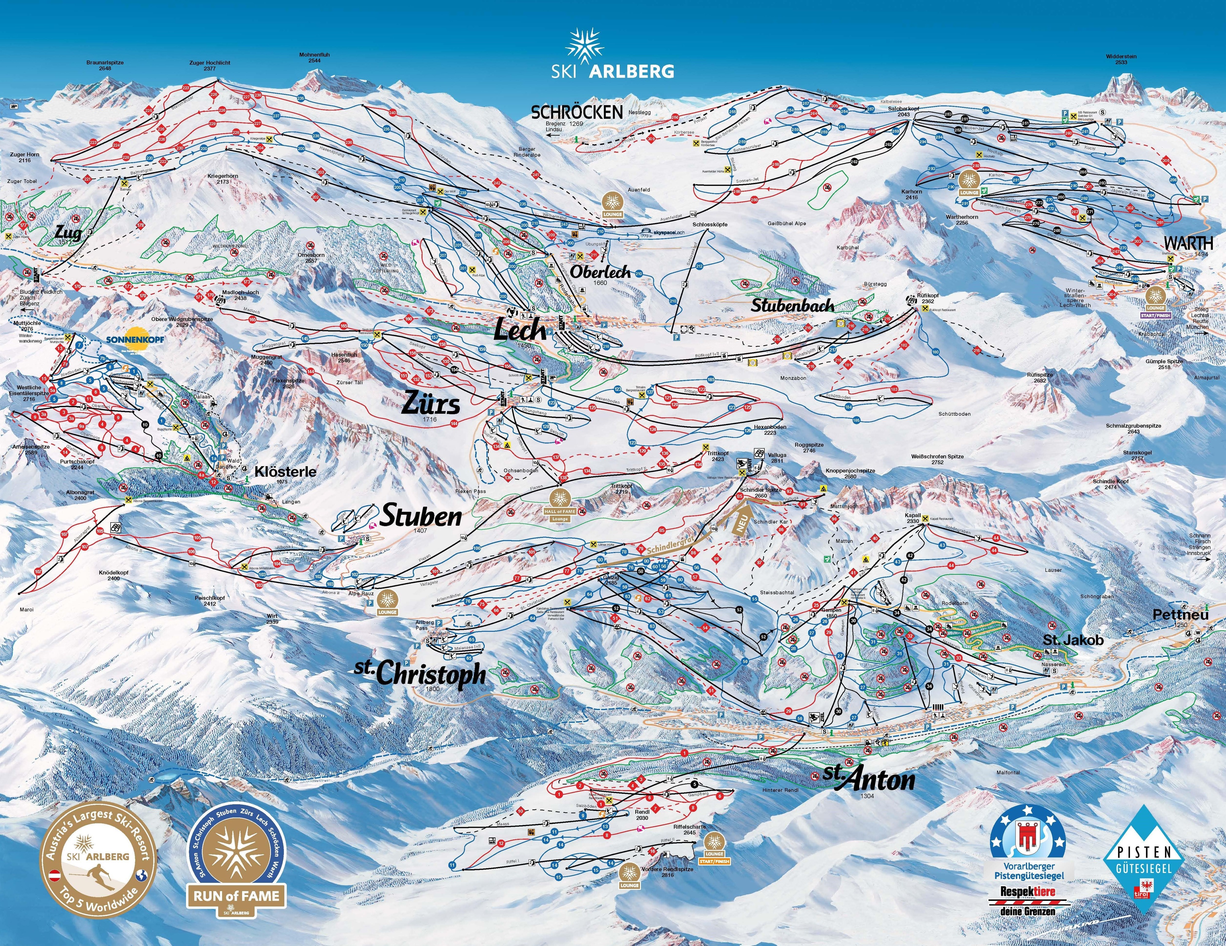 Lech Skiing