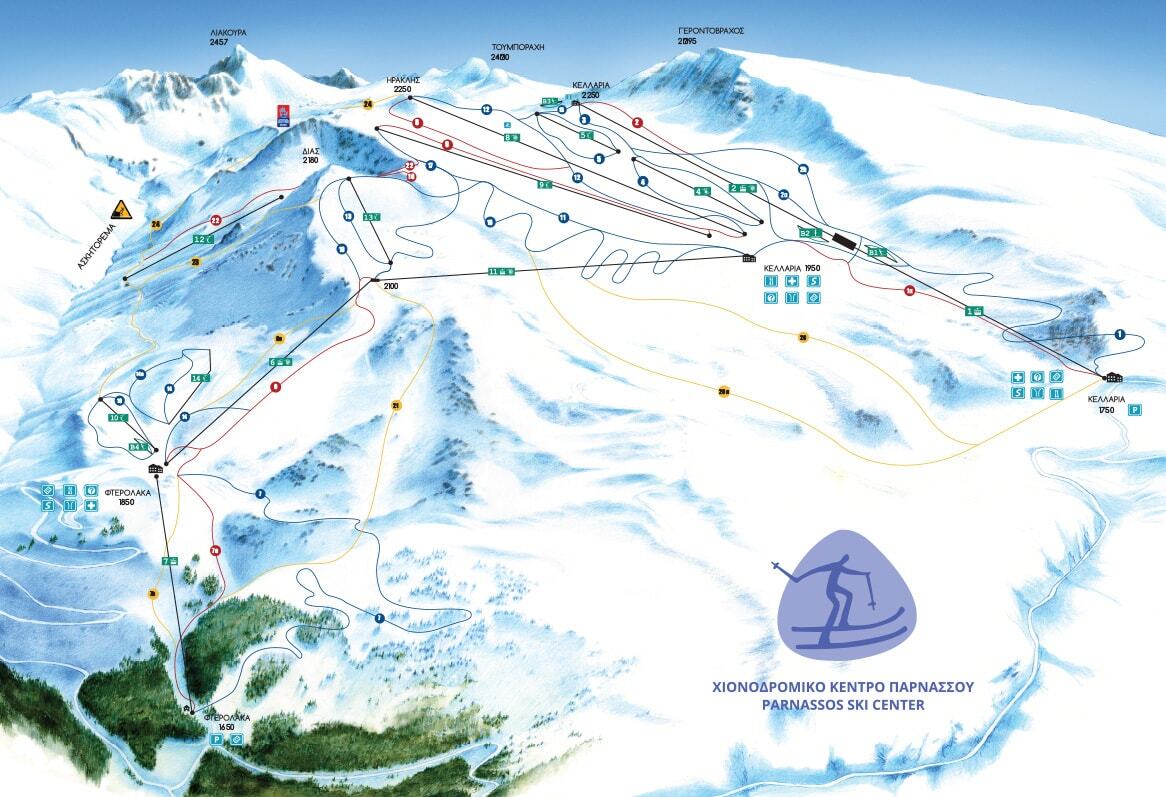 Image result for parnassos ski resort greece
