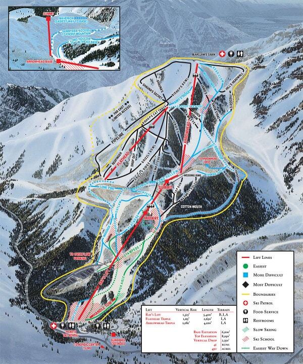 Sundance Ski Resort Guide, Location Map & Sundance ski holiday 