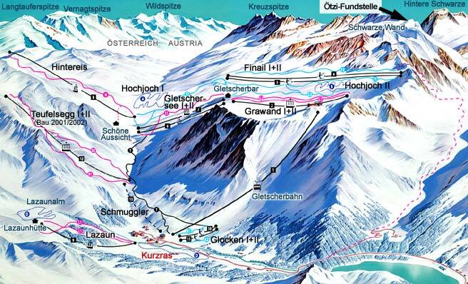 Val Senales (Schnalstal) Ski Resort Guide, Location Map & Val Senales