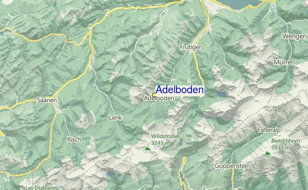 Adelboden Location Map