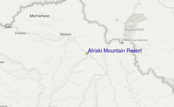 Afri-Ski Location Map
