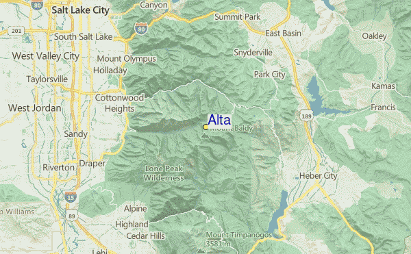 Alta Location Map