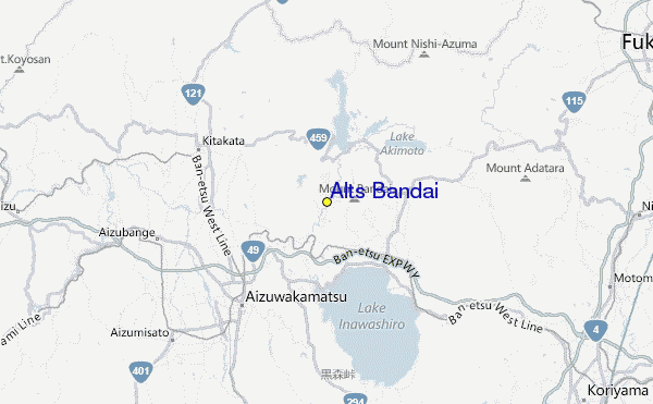 Alts Bandai Location Map