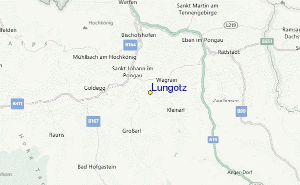 Annaberg-Lungötz Location Map