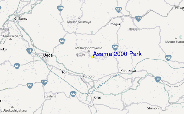 Asama 2000 Park Location Map