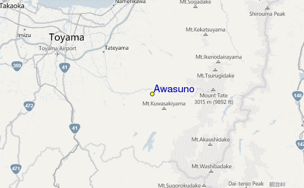 Awasuno Location Map