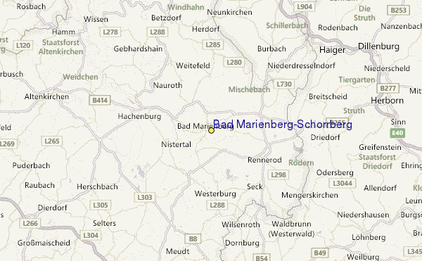 Bad Marienberg/Schorrberg Location Map