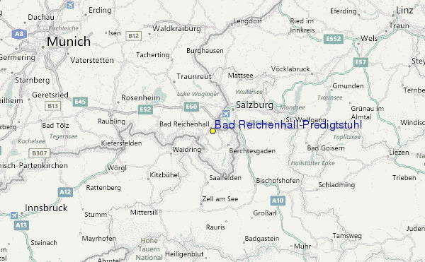 Bad Reichenhall/Predigtstuhl Ski Resort Guide, Location Map & Bad
