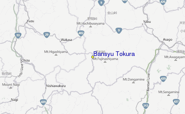 Bansyu Tokura Location Map