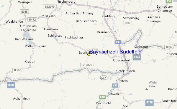 Bayrischzell/Sudelfed Location Map