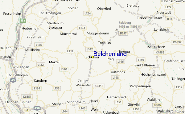 Belchenland Location Map