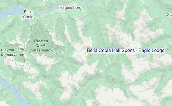 Bella Coola Heli Sports-Big Mountain Location Map