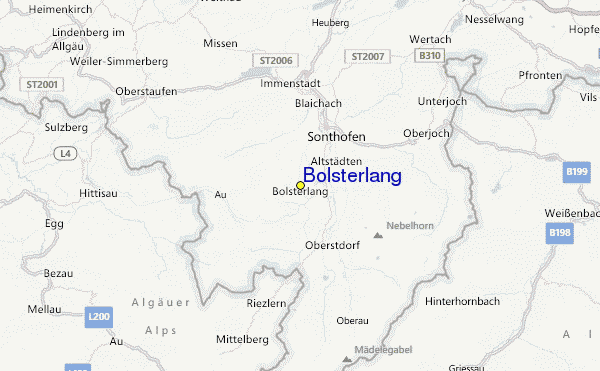 Bolsterlang Location Map