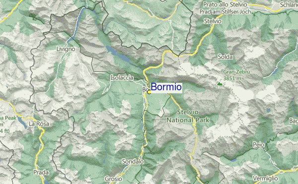 Bormio Location Map