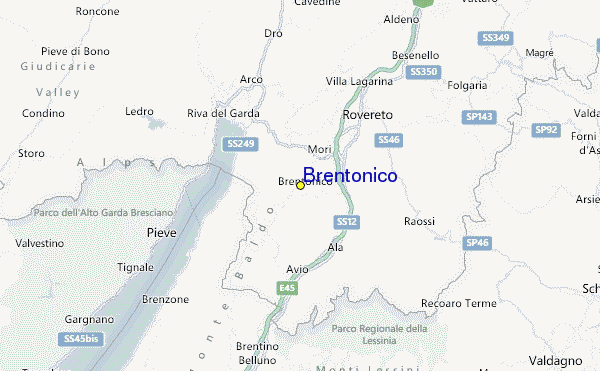 Brentonico Location Map