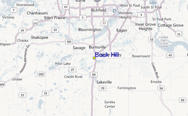 Buck Hill Location Map