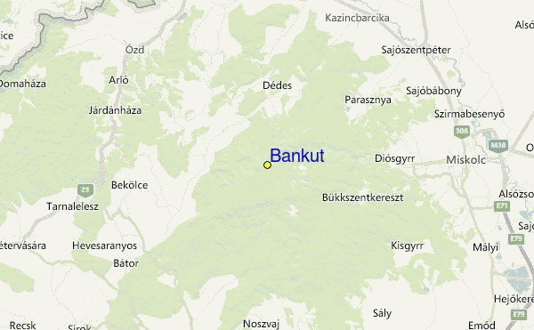 Bükk Location Map
