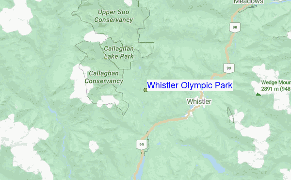 Callaghan Valley Location Map