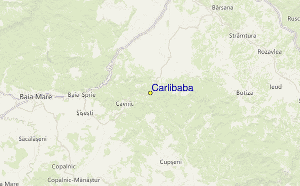 Cârlibaba Location Map