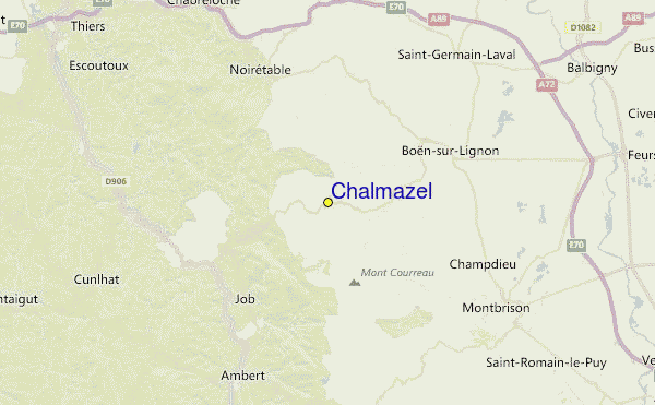 Chalmazel Location Map