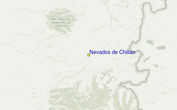 Termas de Chillan Location Map
