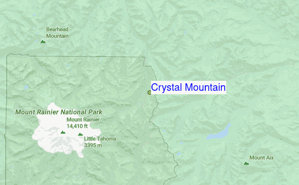 Crystal Mountain Location Map