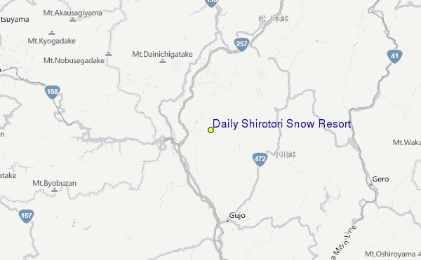 Shirao Location Map