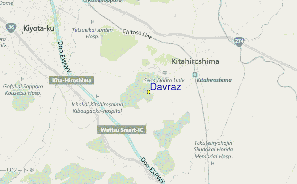 Davraz Location Map