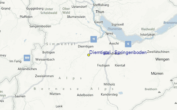 Diemtigtal - Springenboden Location Map