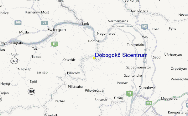 Dobogókő Sícentrum Location Map