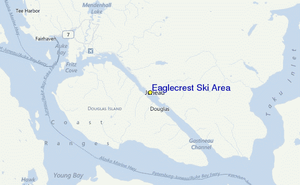 Eaglecrest Ski Area Location Map
