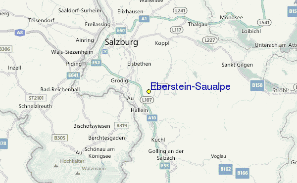 Eberstein-Saualpe Location Map