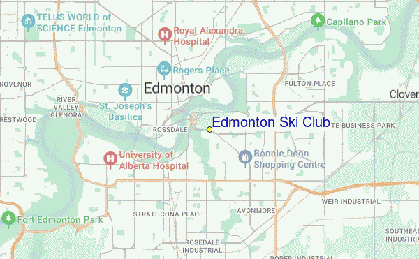 (Also see our detailed Weather Map around Edmonton Ski Club, which will give 