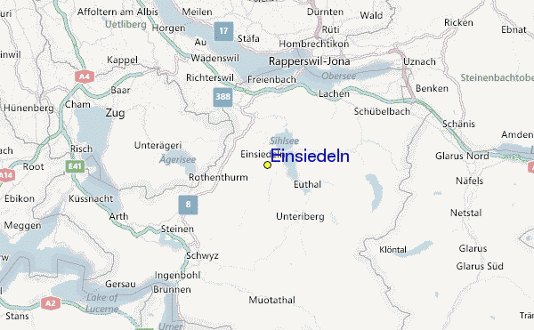 Einsiedeln Location Map