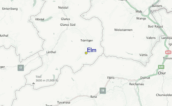 Elm Ski Resort Guide, Location Map & Elm ski holiday accommodation