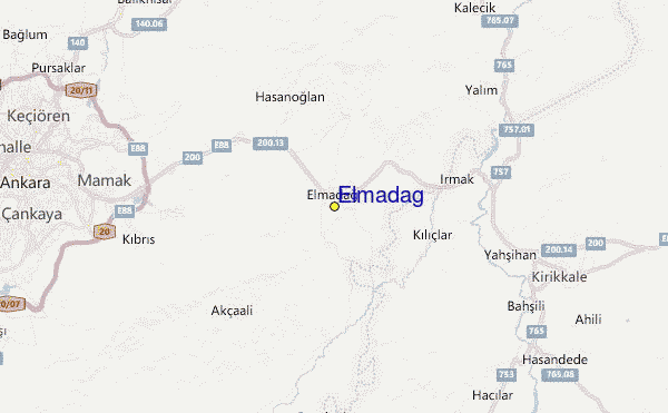 Elmadag Location Map