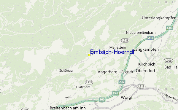 Embach/Hoerndl Ski Resort Guide, Location Map & Embach/Hoerndl ski