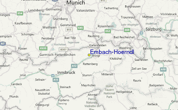 Embach/Hoerndl Ski Resort Guide, Location Map & Embach/Hoerndl ski
