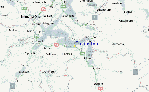 Emmetten Location Map