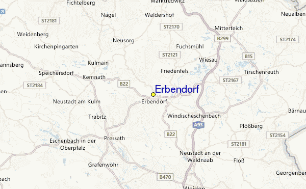 Erbendorf Location Map