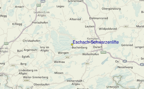 Eschach/Schwaerzenlifts Location Map