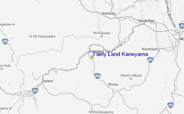 Fairly Land Kaneyama Location Map