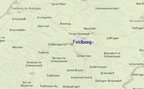 Feldberg Location Map