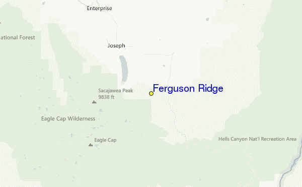 Ferguson Ridge Location Map