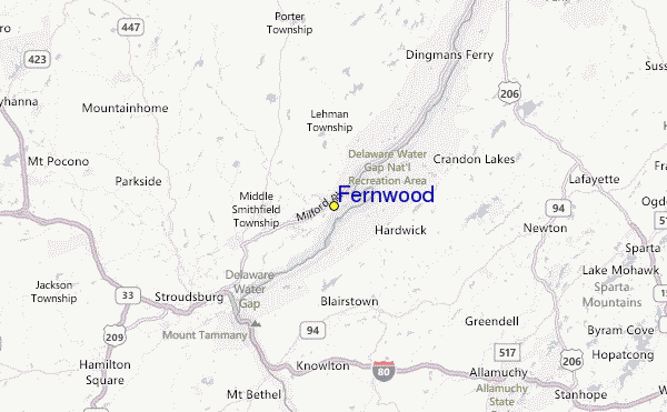 Fernwood Location Map