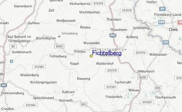 Fichtelberg Location Map
